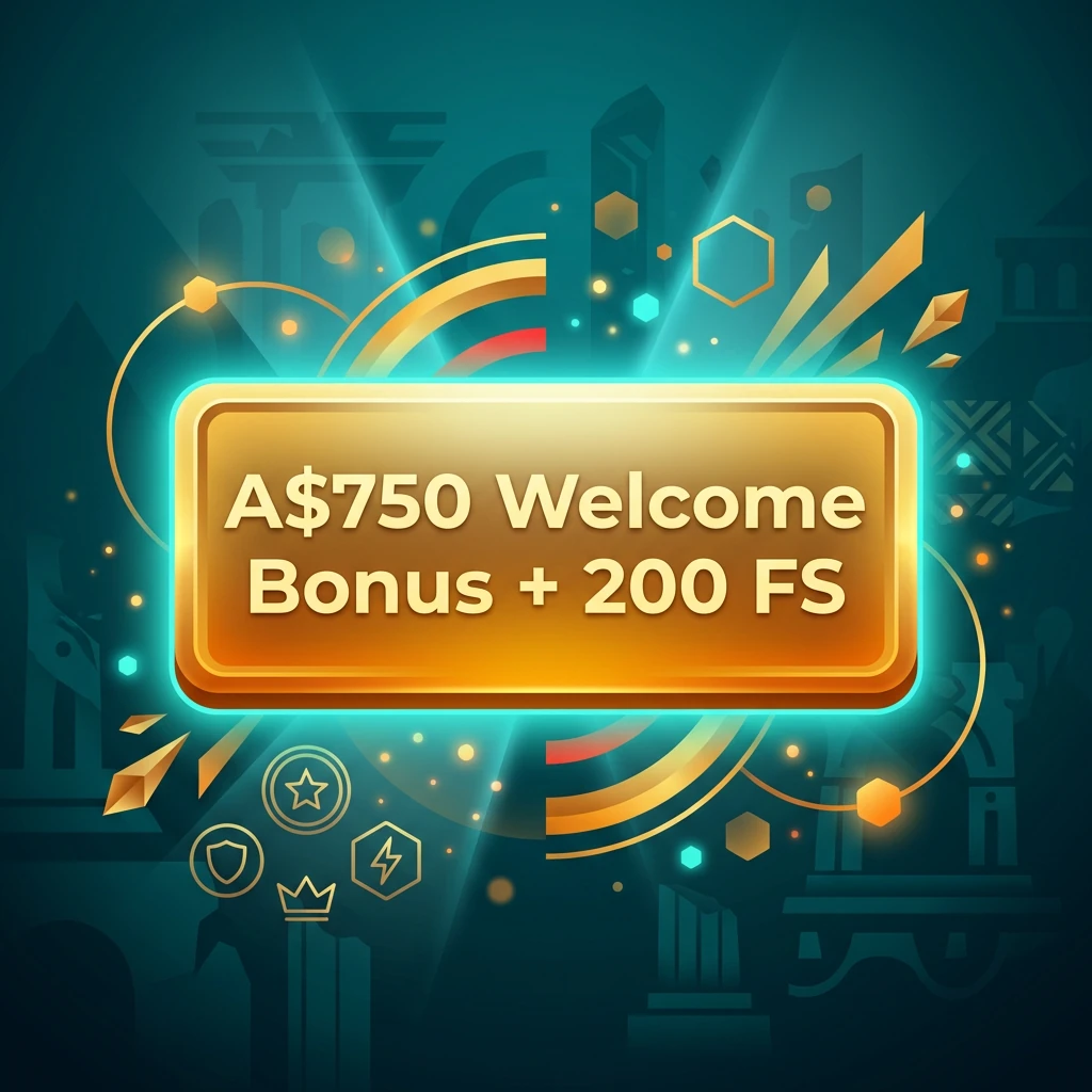 A$750 Welcome Bonus + 200 FS